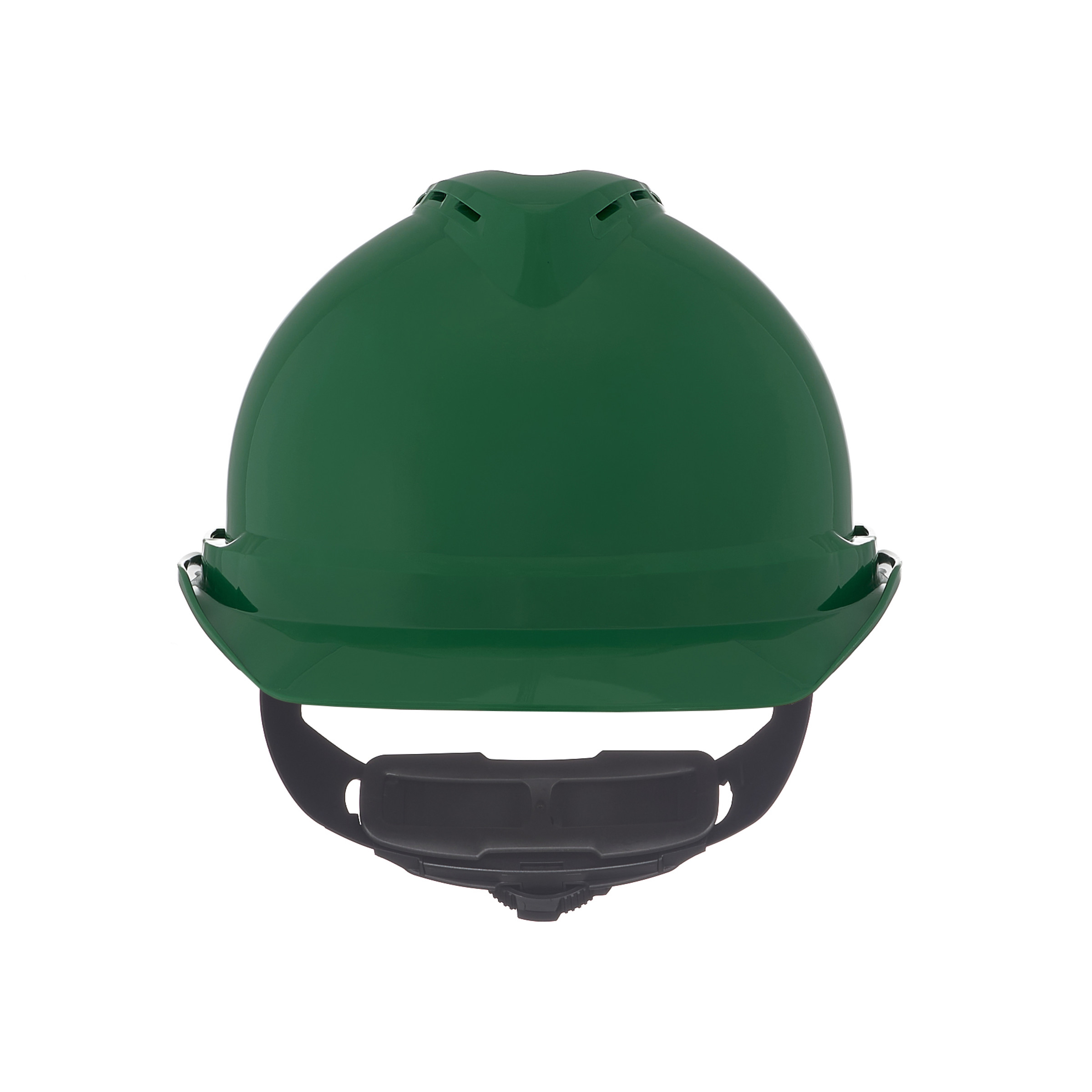 V-Gard 500 Cap, Green Vented, 6-Point Fas-Trac III
